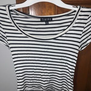 Striped crop top